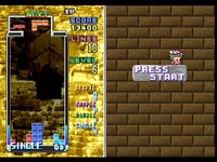 une photo d'Ã©cran de Tetris Plus sur Sega Saturn